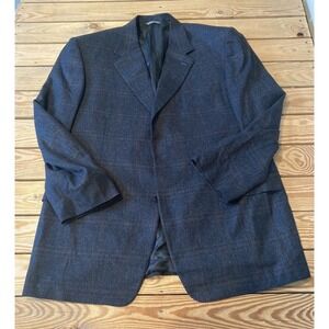 Canali Wool Cashmere Suit Jacket Size 7 R 58 Men’s Grey